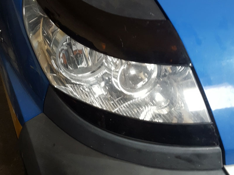 Накладки на фари Peugeot Boxer (Нижні) 2006+, Вії Пежо Боксер