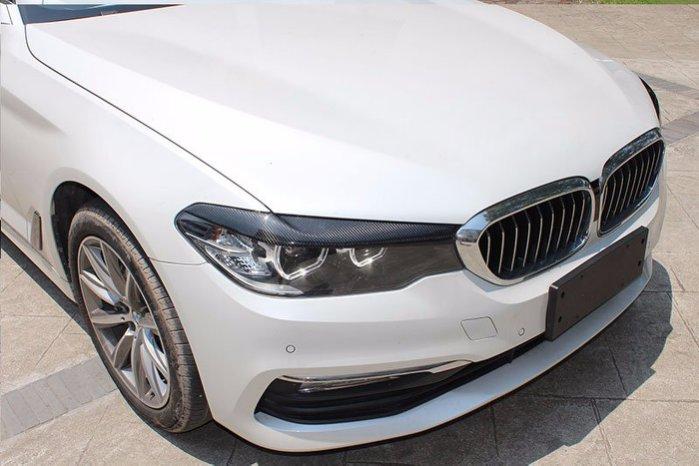 Вії для BMW 5 G30 / G31, накладки на фари БМВ Г30 / Г31