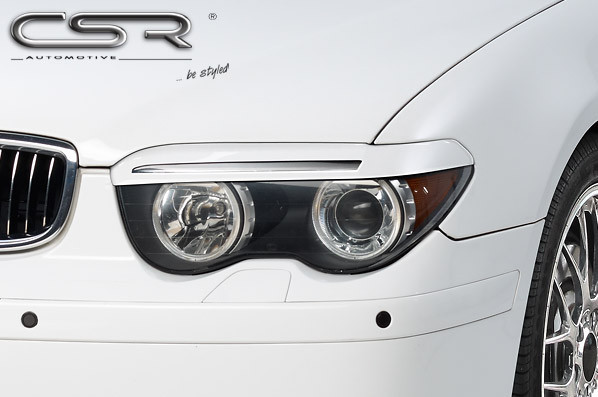 Вії для BMW 7 E65, накладки на фари БМВ Е65, дорестайл