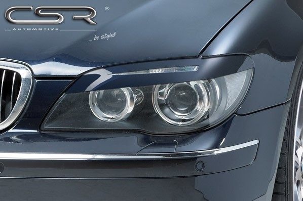 Вії для BMW E65, накладки на фари БМВ Е65, рестайл