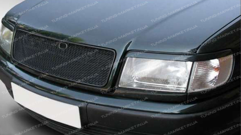 Вії для Audi A6 C4, накладки на фари Ауді 100 Ц4