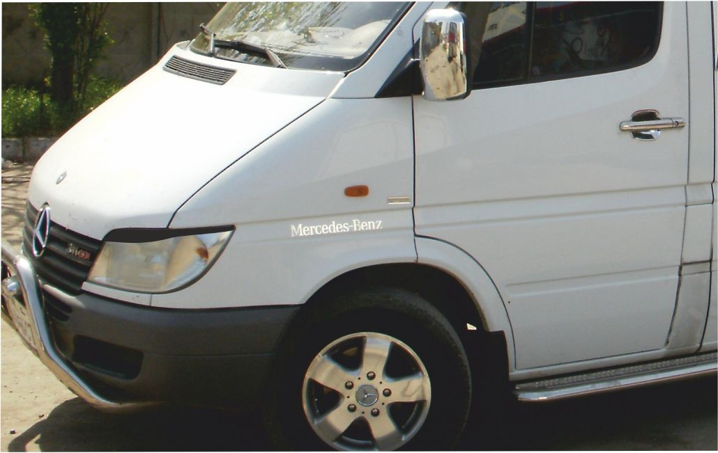 Вії Mersedes Sprinter (95-06), накладки на фари Мерс Спринтер