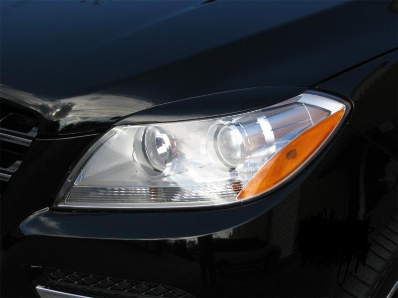 Вії для Mercedes ML W166, накладки на фари Мерседес МЛ В166