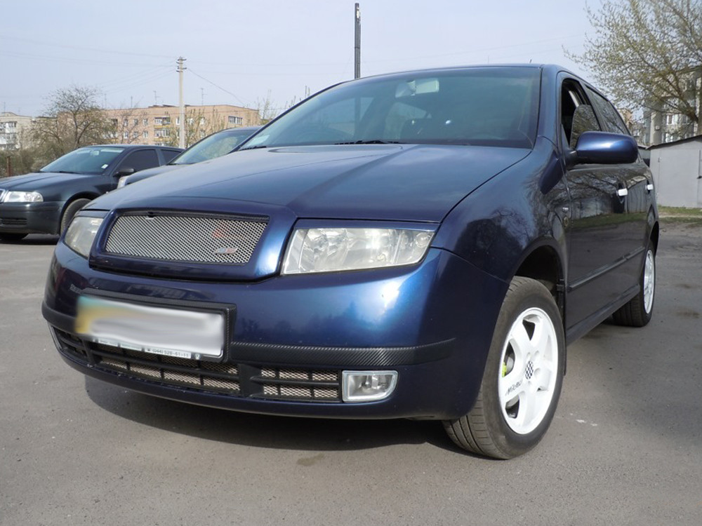 Вії Skoda Fabia, накладки на фари Шкода Фабіа