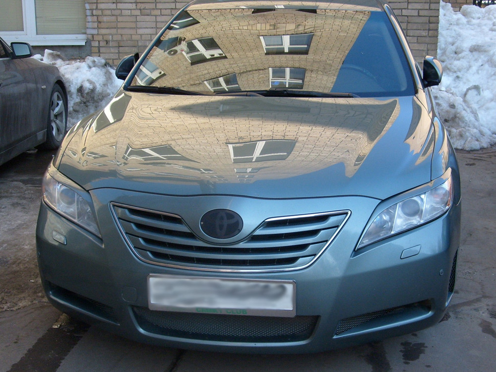 Накладки на фари Toyota Camry 40 довгі, Вії Тойота Камрі 40
