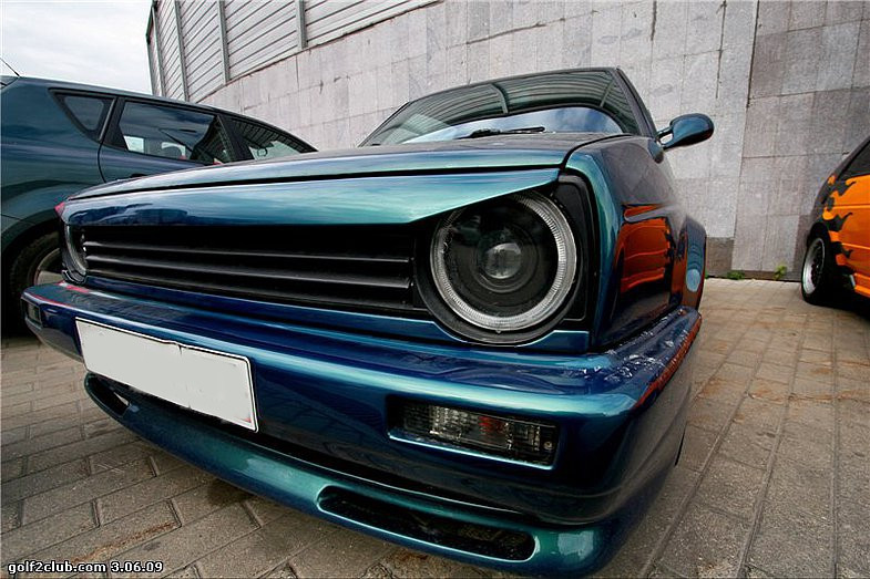 Реснички Volkswagen Golf 2, накладки на фары Гольф 2