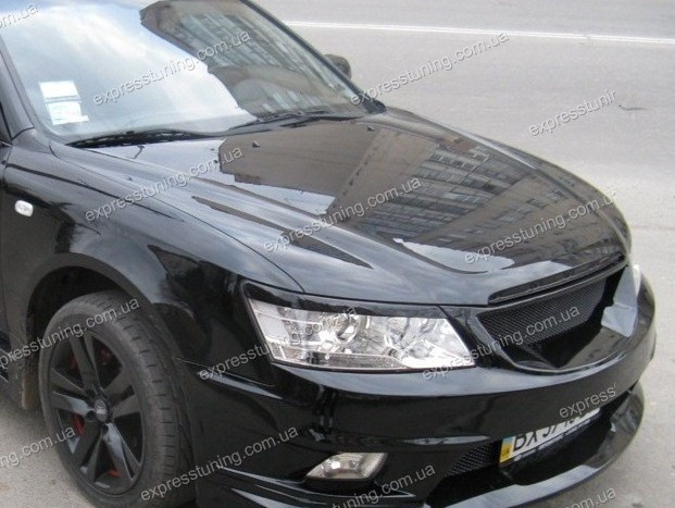 Накладки на фари Hyundai Sonata NF (05-10), Вії Хюндай Соната НФ