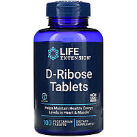 D-рибоза Life Extension "D-Ribose Tablets" (100 таблеток)