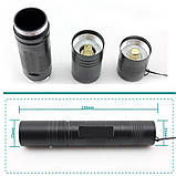 Ручний кишеньковий міні ліхтарик (300LM, led, 5 режимів, 18650*1), Ліхтар без батареї, фото 6