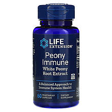 Екстракт білої півонії для підтримки імунітету Life Extension "Peony Immune" 600 мг (60 капсул)