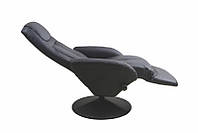 Крісло для відпочинку Halmar OPTIMA чорний 77/80-139/101-84 см