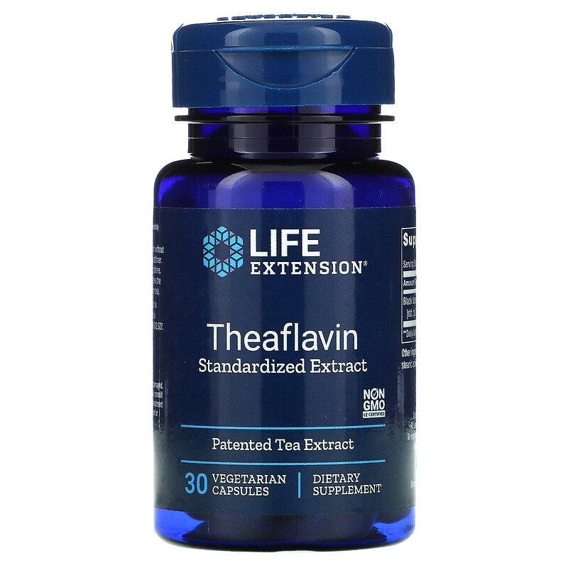 Теафлавін Life Extension "Theaflavin Standardized Extract" стандартизований екстракт, 350 мг (30 капсул)