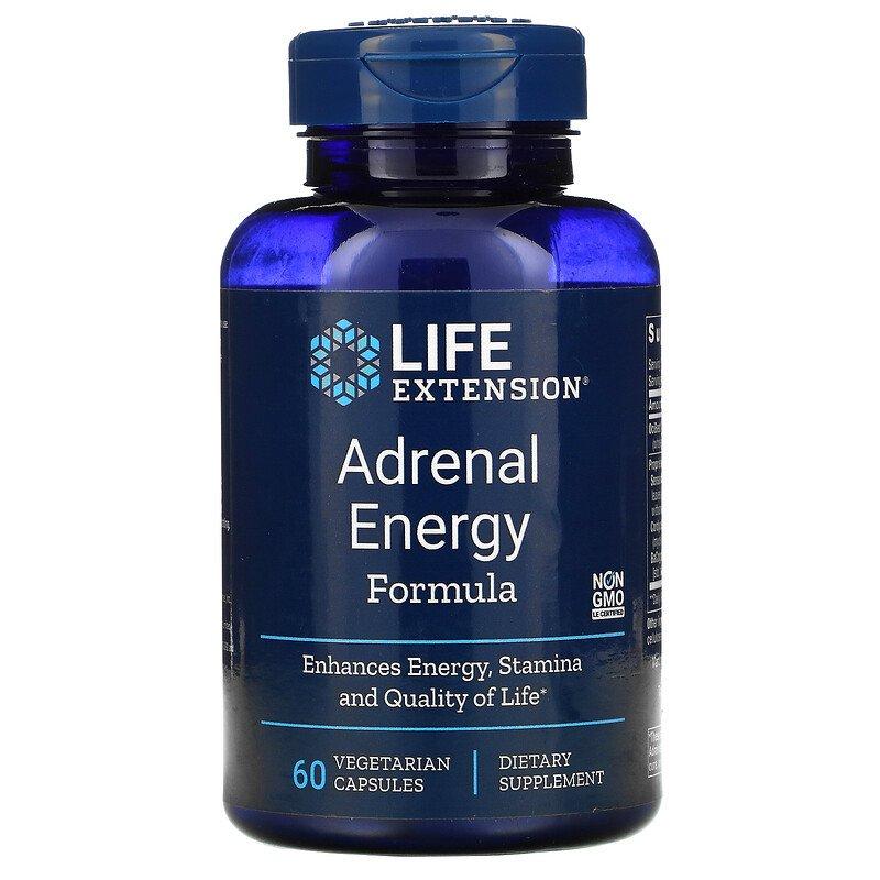 Комплекс для підтримки надниркових залоз Life Extension "Adrenal Energy Formula" (60 капсул)