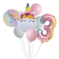 Композиція з кульок на День Народження дитині 1-9 років 3