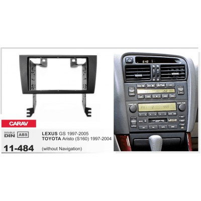 2-DIN переходная рамка TOYOTA Aristo (S160) 1997-2004 / LEXUS GS 1997-2005, CARAV 11-484 - фото 1 - id-p246131646