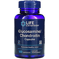 Глюкозамин и хондроитин Life Extension "Glucosamine / Chondroitin Capsules" (100 капсул)