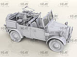 Пластикова модель 1/35 ICM 35584 Німецька легка зенітна машина le.gl.Einheits-Pkw Kfz.4, фото 10