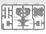 Пластикова модель 1/35 ICM 35584 Німецька легка зенітна машина le.gl.Einheits-Pkw Kfz.4, фото 5