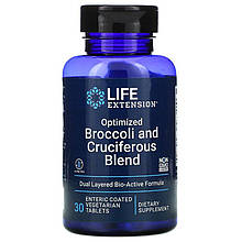 Суміш брокколі і хрестоцвітих Life Extension "Optimized Broccoli and Cruciferous Blend" (30 таблеток)