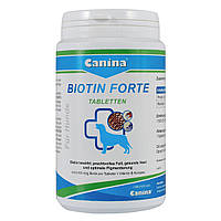 Интенсивный курс для шерсти Canina Biotin forte 200 г (60 таблеток)