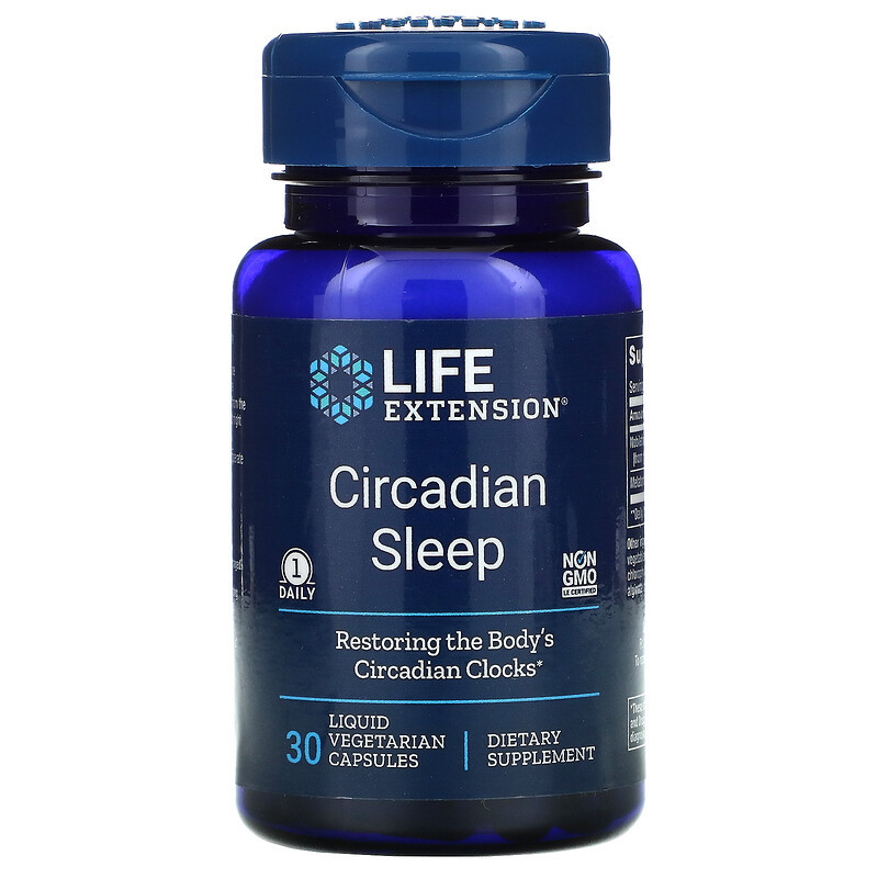 Комплекс для нормалізації сну та циркадних ритмів Life Extension "Circadian Sleep" (30 рідких капсул)