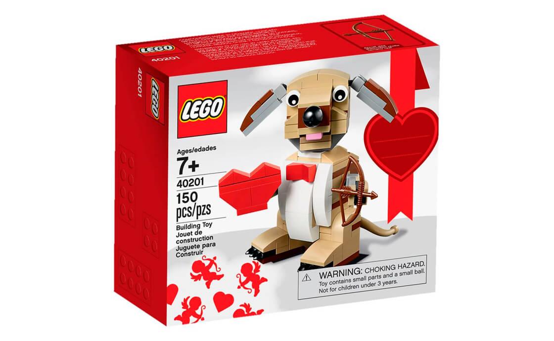 Конструктор Лего LEGO Exclusive Собака-купідон на День Святого Валентина