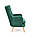 Крісло для відпочинку Halmar RAVEL зелений 70/78/100/48 см, фото 9