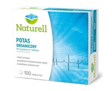 Naturell калію глюконат, 320 мг калію у 4 таблетках, 100 таблеток на 25 днів прийому. До 07/2026, фото 1