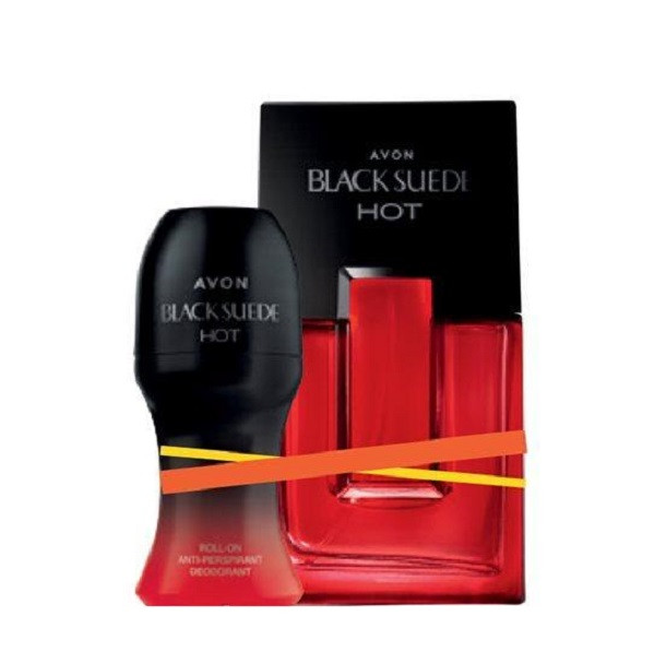 Парфумерний набір Black Suede Hot для Нього, 75 мл+50 мл