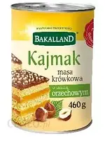 Сгущенное молоко с ореховым вкусом Bakalland Masa krowkowa 460г Польша