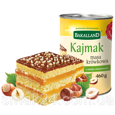 Згущене молоко з горіховим смаком Bakalland Masa krowkowa 460 г Польща