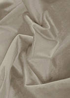 Портьерная ткань для штор бархат премиум бежевого цвета