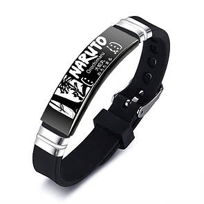 Браслет NARUTO "Orochimaru" з нержавіючої медичної сталі на силіконовому ремінці