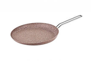 Сковорода для млинців 26 см з антипригарним гранітним покриттям коричневий OMS 3234-26-Browm - Lux-Comfort