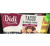 Осьминог в галлисийском соусе Tacos a la gallega Didi 2x120г Испания