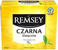 Чай черный классический Remsey czarna klasyczna 75 пакетиков 150 г