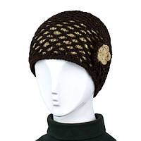 Вовняна Шапка жіноча на флісі