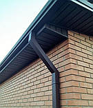 Труби для системи водостоку квадратна 90 х 90 з оцинкованої сталі 0,4 завдовжки до 2 м, фото 6