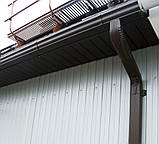 Труби для системи водостоку квадратна 90 х 90 з оцинкованої сталі 0,4 завдовжки до 2 м, фото 10