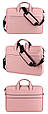 Містка сумка для ноутбука 15.6 дюйма Рожевий, фото 2