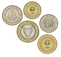 Бахрейн набор из 5 монет 2007-2016 UNC 5, 10, 25, 50, 100 филсов