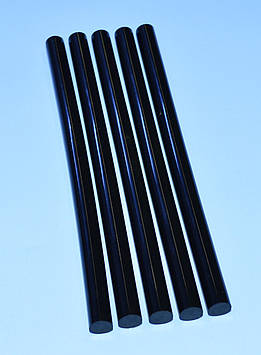 Клей до клеяркі d11mm чорний L=200мм NAR6031B (уп. 5кг~240шт)