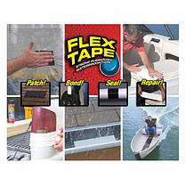 Водонепроницаемая изоляционная сверхпрочная скотч-лента Flex Tape 10 см, фото 3