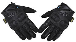 Тактичні рукавички Mackros повнопалі кольори чорний розмір L