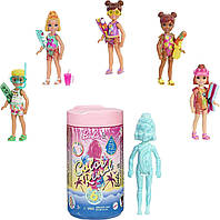 Игровой набор Барби Челси Цветное перевоплощение с 6 сюрпризами Barbie Chelsea Color Reveal GTT25