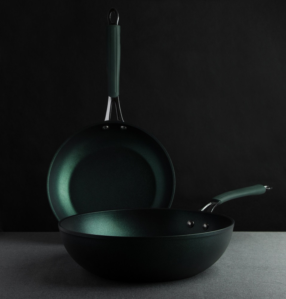Сковорідка 'EMERALD' WOK 26x8,0 cм TITANIUM PRO, PEPPER