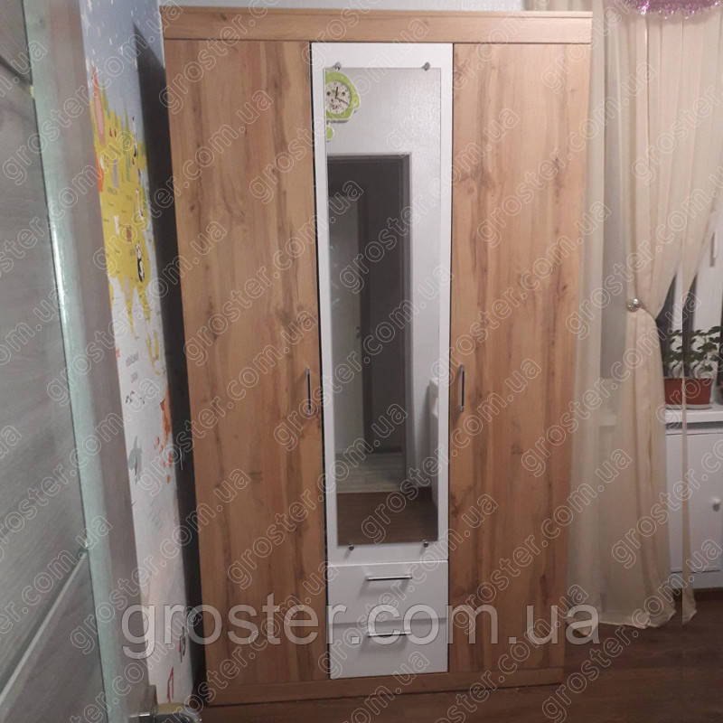 Шафа Ш-3 Моніка тридверна для спальні або вітальні, фото 1