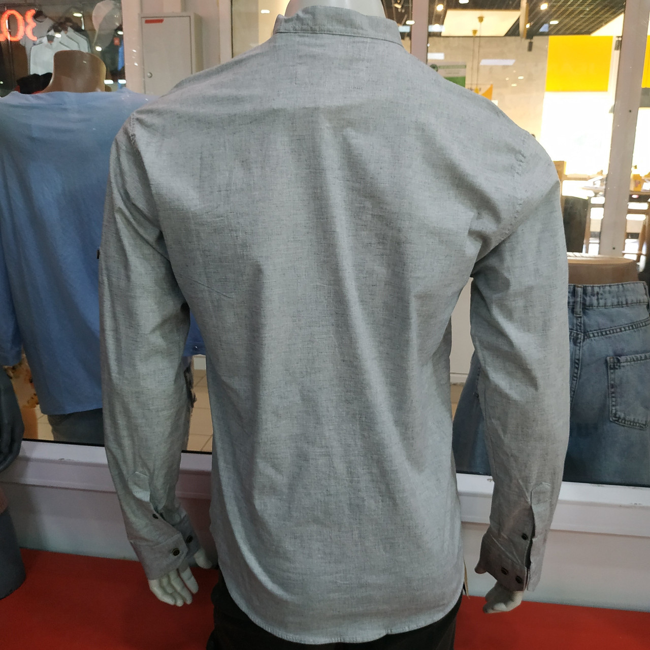 Мужская приталенная рубашка Турция - фото 3 - id-p1551364359