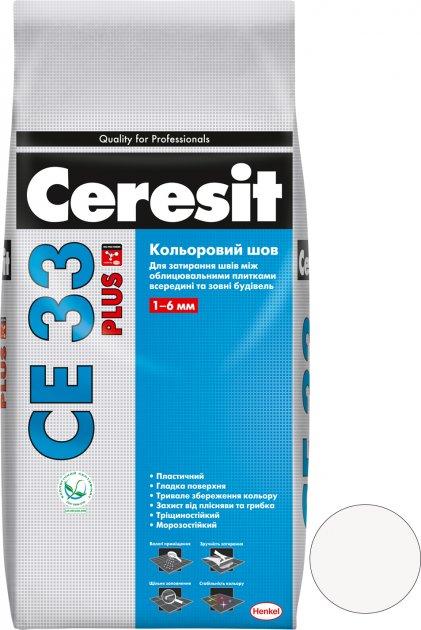 CERESIT CE 33 PLUS Полимерцементная сухая смесь для заполнения швов (5кг) - фото 1 - id-p1541951311