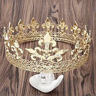 Корона на голову, мужская корона , круглая корона ЗЕВС, корона для венчания
